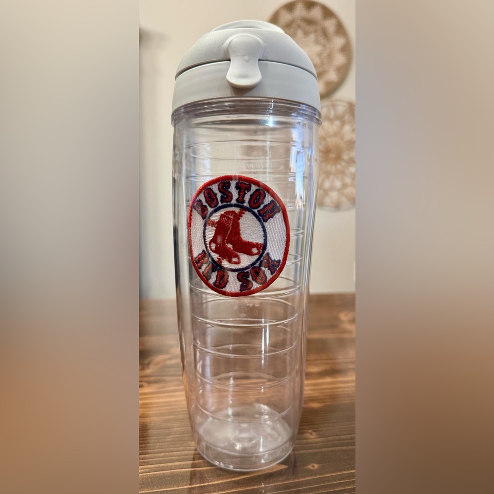 Boston Red Sox Tervis Tumbler with Flip Top Lid EUC Very‎ Clean